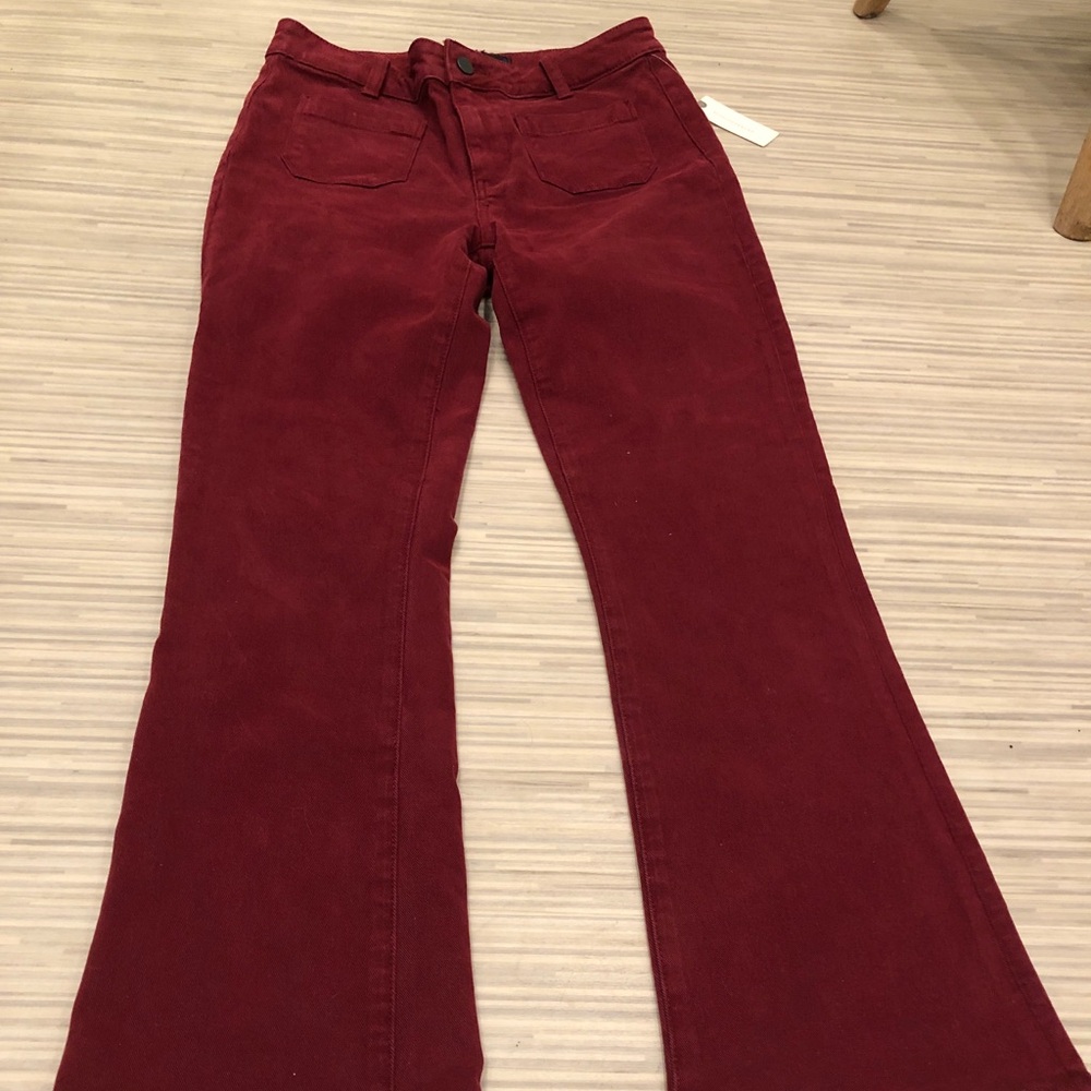 Paige high waist flare leg jeans. Size 28